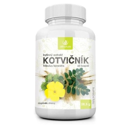 Allnature Kotvičník 60 kapslí Allnature Kotvičník 60 kapslí