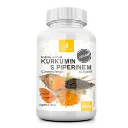 Allnature Kurkumin s piperinem 60 kapslí Allnature Kurkumin s piperinem 60 kapslí