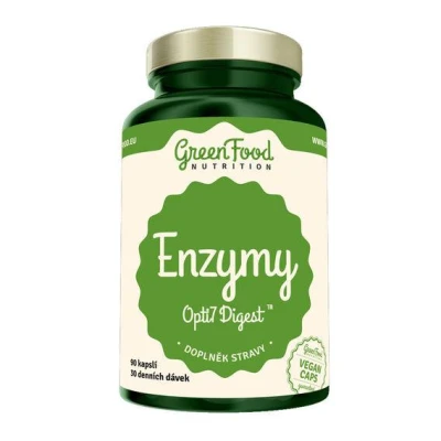 GreenFood Enzymy Opti7 Digest 90 kapslí GreenFood Enzymy Opti7 Digest 90 kapslí