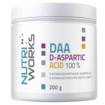 NutriWorks DAA D-Aspartic Acid 200g NutriWorks DAA D-Aspartic Acid 200g