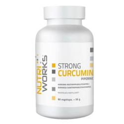 NutriWorks Strong Curcumin Piperine 90 kapsúl
