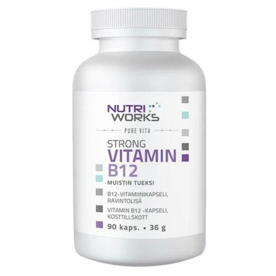 NutriWorks Strong Vitamin B12 90 kapslí NutriWorks Strong Vitamin B12 90 kapslí