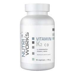NutriWorks Vitamin K2 C D 90 kapslí