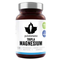 Puhdistamo Triple Magnesium 120 kapslí Puhdistamo Triple Magnesium 120 kapslí