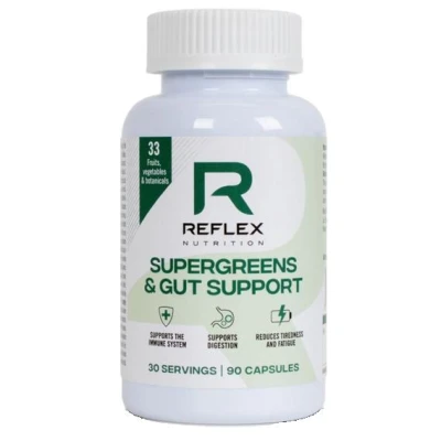 Reflex Supergreens Gut Support 90 kapslí Reflex Supergreens Gut Support 90 kapslí