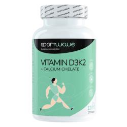 Sport Wave Vitamin D3K2 + Calcium chelát 120 kapsúl Sport Wave Vitamin D3K2 + Calcium chelát 120 kapsúl