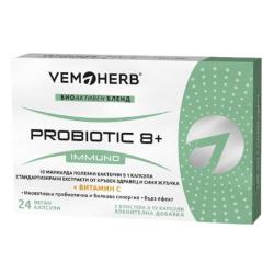 Vemoherb Probiotic 8+ Immuno 24 kapslí