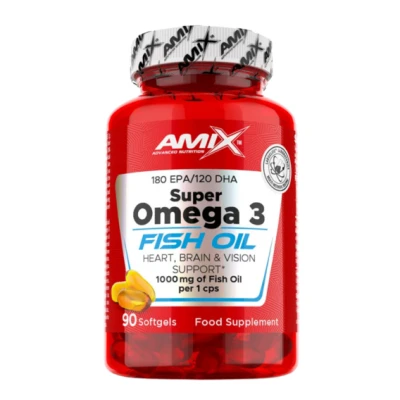 Amix Super Omega 3 Fish Oil 90 kapslí