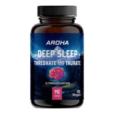 Aroha Deep Sleep Magnesium Threonate and Taurate 90 kapslí Aroha Deep Sleep Magnesium Threonate and Taurate 90 kapslí