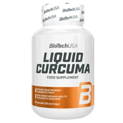 Biotech USA Liquid Curcuma 30 kapslí
