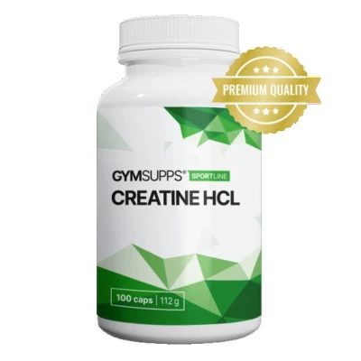 GymSupps Creatine HCL 100 kapslí