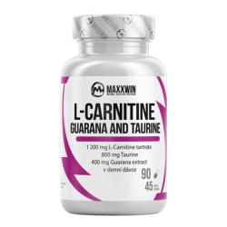 MaxxWin L-Carnitine Guarana Taurine 90 kapslí MaxxWin L-Carnitine Guarana Taurine 90 kapslí