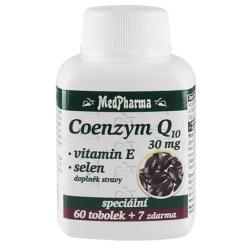 MedPharma Coenzym Q10 30 mg + vitamin E + selen 67 tablet