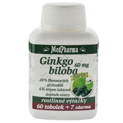 MedPharma Ginkgo biloba Forte 60 mg 67 tablet MedPharma Ginkgo biloba Forte 60 mg 67 tablet