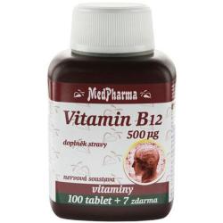 MedPharma Vitamín B12 107 tabliet MedPharma Vitamín B12 107 tabliet