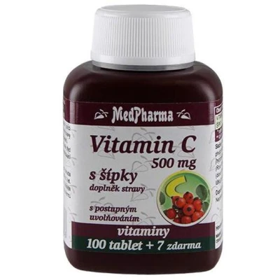 MedPharma Vitamin C 500mg s šípky 107 tablet MedPharma Vitamin C 500mg s šípky 107 tablet