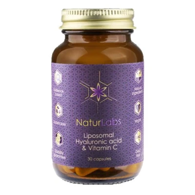NaturLabs Kyselina hyaluronová + Vitamin C liposomální 30 kapslí NaturLabs Kyselina hyaluronová + Vitamin C liposomální 30 kapslí