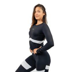 Nebbia Čierny top s dlhým rukávom TRUE HERO 242 Nebbia Čierny top s dlhým rukávom TRUE HERO 242