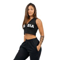 Nebbia Crop mikina bez rukávů MUSCLE MOMMY 258