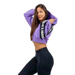 Nebbia Crop mikina s kapucí ICONIC 254