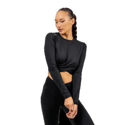 Nebbia Crop top s dlouhým rukávem ELEVATED 468 Nebbia Crop top s dlouhým rukávem ELEVATED 468