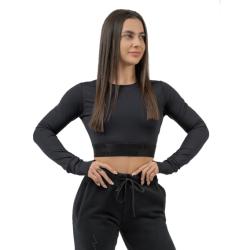 Nebbia Dámsky crop top s dlhým rukávom INTENSE Perform 839