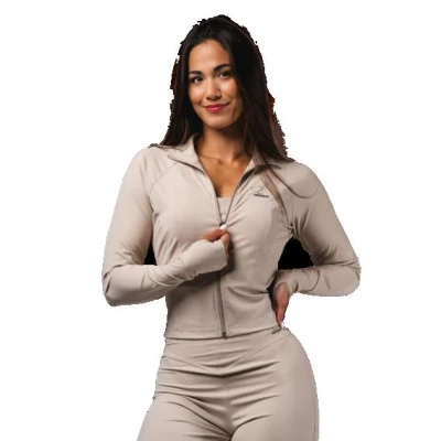Nebbia Deni x NEBBIA Fitness tracktop na zip 314