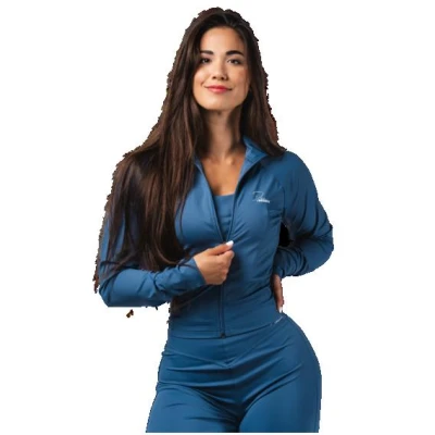 Nebbia Deni x NEBBIA Fitness tracktop na zip 314