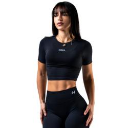 Nebbia Seamless crop top s krátkým rukávem POWER 891