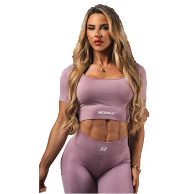Nebbia Tvarující bezešvý crop top FLOW SEAMLESS 499