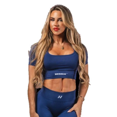 Nebbia Tvarující bezešvý crop top FLOW SEAMLESS 499