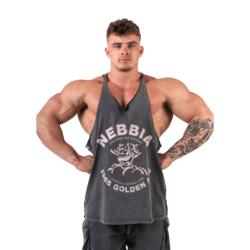 Nebbia Washed muscle back stringer GOLDEN AGE 791