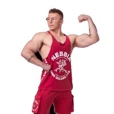 Nebbia Washed muscle back stringer GOLDEN AGE 791