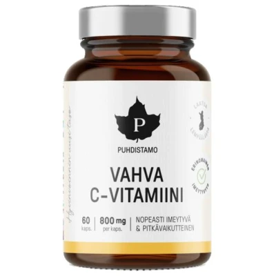 Puhdistamo Strong Vitamin C 60 kapslí Puhdistamo Strong Vitamin C 60 kapslí