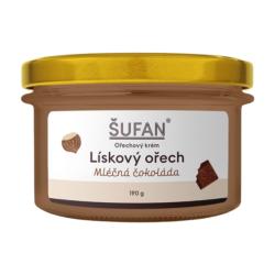 ŠUFAN Lískový ořech s mléčnou čokoládou 190g