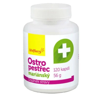 Wolfberry Ostropestřec mariánský 120 kapslí Wolfberry Ostropestřec mariánský 120 kapslí