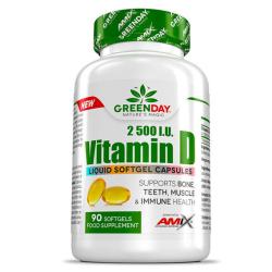Amix Nutrition Vitamin D 2500 I.U. 90 kapslí Amix Nutrition Vitamin D 2500 I.U. 90 kapslí