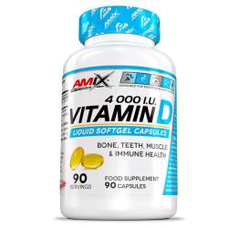 Amix Nutrition Vitamin D 4000 I.U. 90 kapslí Amix Nutrition Vitamin D 4000 I.U. 90 kapslí
