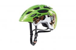 Uvex Finale Junior Led Green Pirate 2019 dětská cyklistická helma