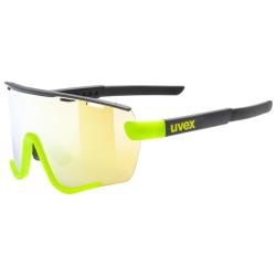 Uvex Okuliare Sportstyle 236 Set Black Lime Mat / Mirror Yellow (cat. 2) + Clear (cat. 0)