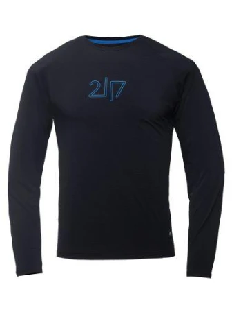 2117 of Sweden ALKEN pánské funkční triko s dlouhým rukávem, black