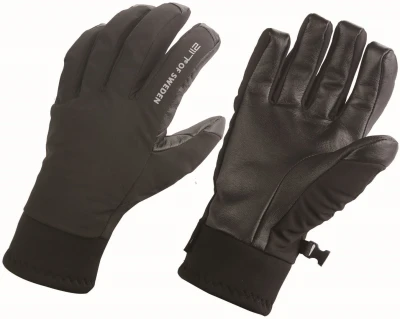 2117 of Sweden Remna unisex lyžařské rukavice, Black