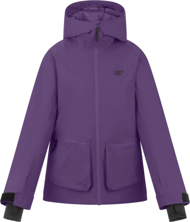 2117 of Sweden Saltmyran dámská lehce zateplená lyžařská bunda, Purple Ash