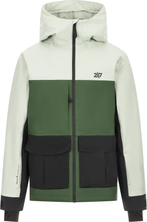 2117 of Sweden Sillerud unisex lyžařská bunda, Dusty Aqua