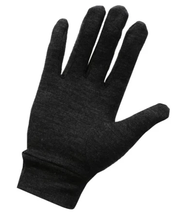 2117 of Sweden Sköldinge merino rukavice, Black