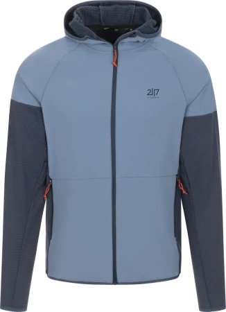 2117 of Sweden Trubo pánská fleecová hybridní bunda, Dusty Blue