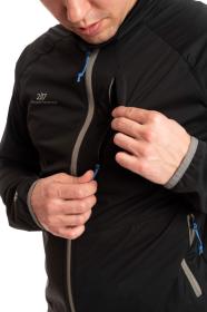 2117 of Sweden VASSBACKEN pánská ultralehká softshellová bunda, black