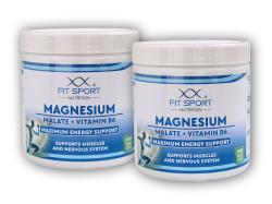 FitSport Nutrition 2x Magnesium Malate + Vitamin B6 360 vege caps - Energy Magnesium - Hořčík Malát FitSport Nutrition 2x Magnesium Malate + Vitamin B6 360 vege caps - Energy Magnesium - Hořčík Malát