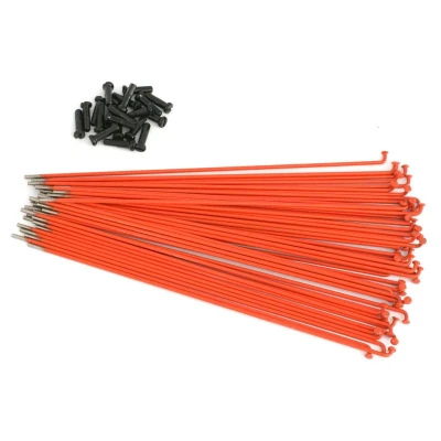 34R BMX Co. Drát 34R STEEL SPOKES 50 ks oranžové