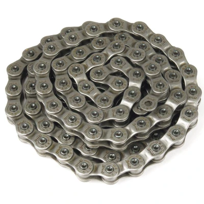 34R BMX Co. Řetěz 1 sp. BMX 34R ORTO CHAIN, 110 čl. 1/2x1/8 stříbrný